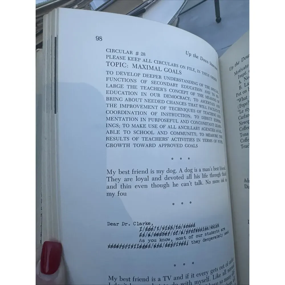 Up the down staircase book, sixth printing 1965‎ by Bel Kaufman